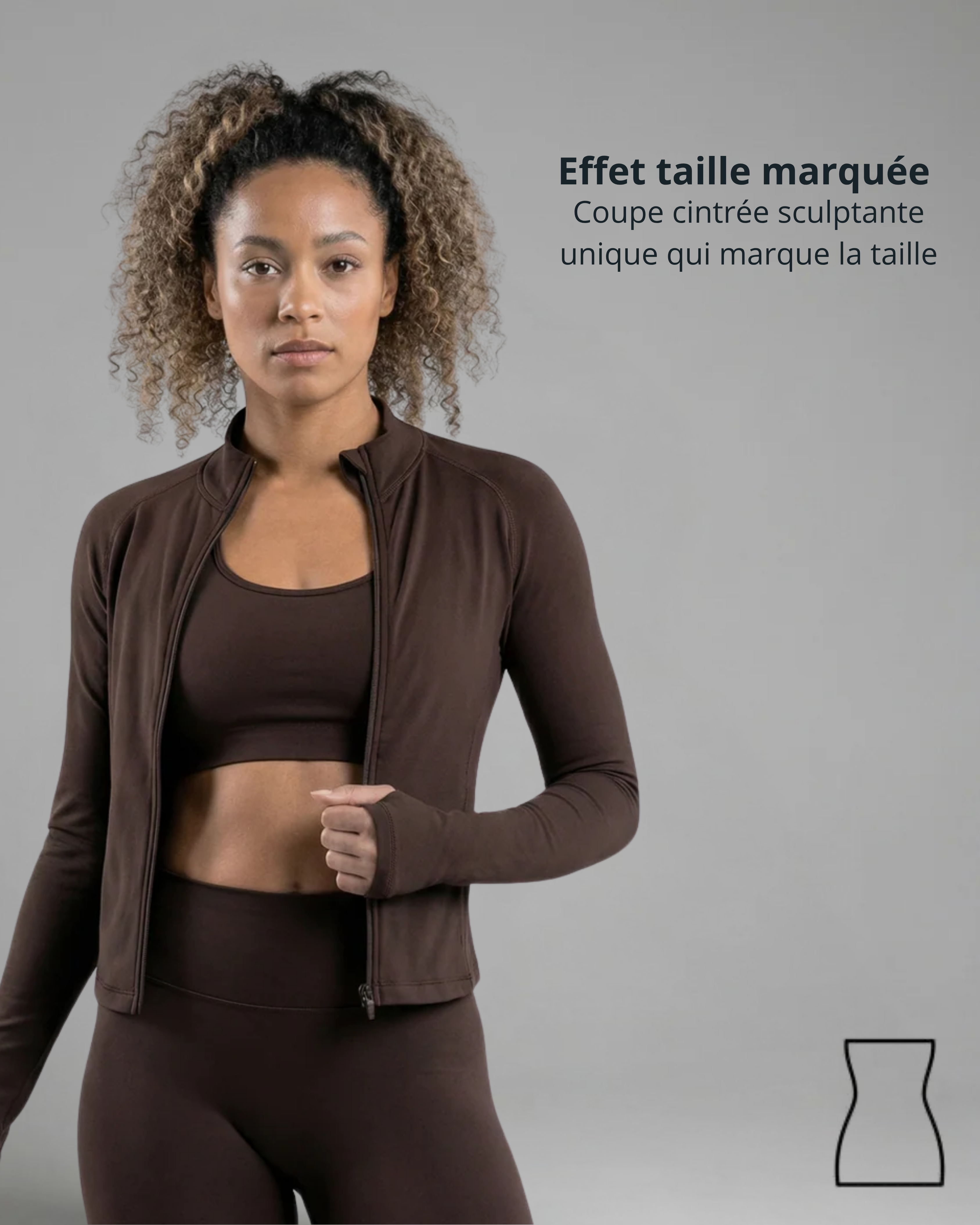 Veste Essentials Marron