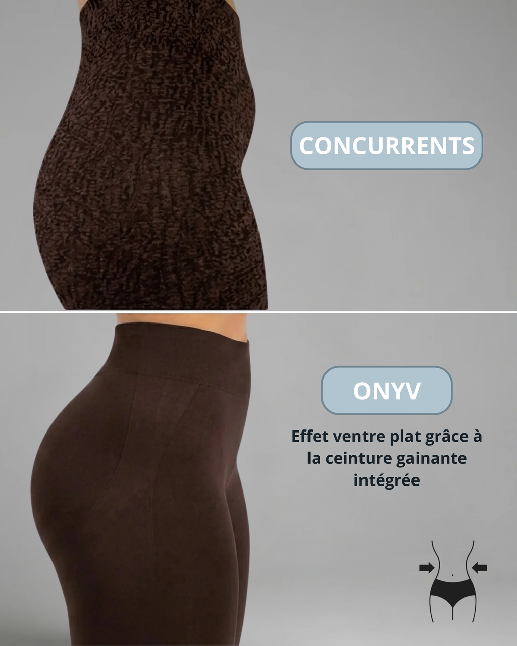Leggings Essentials Marron