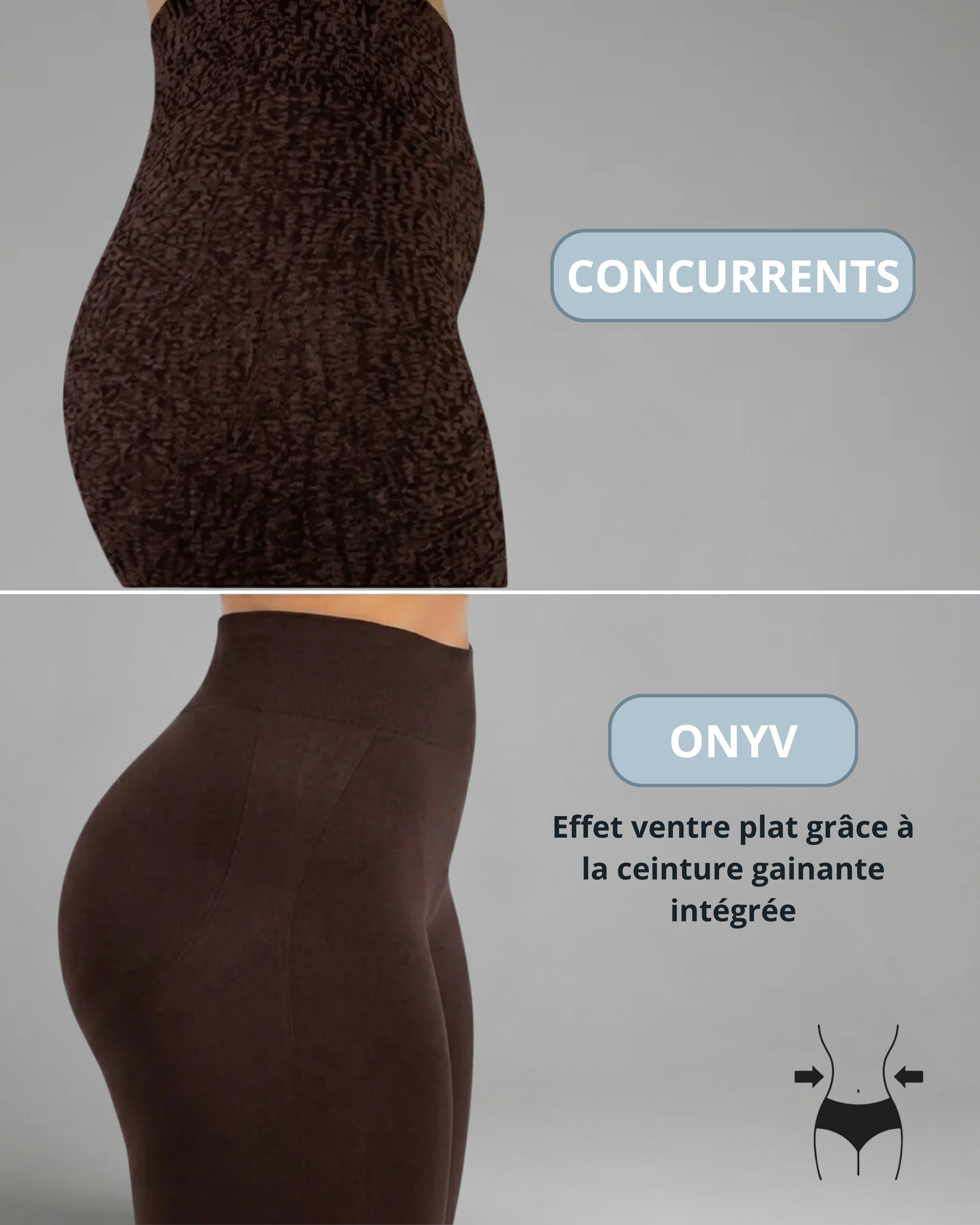 Leggings Essentials Marron