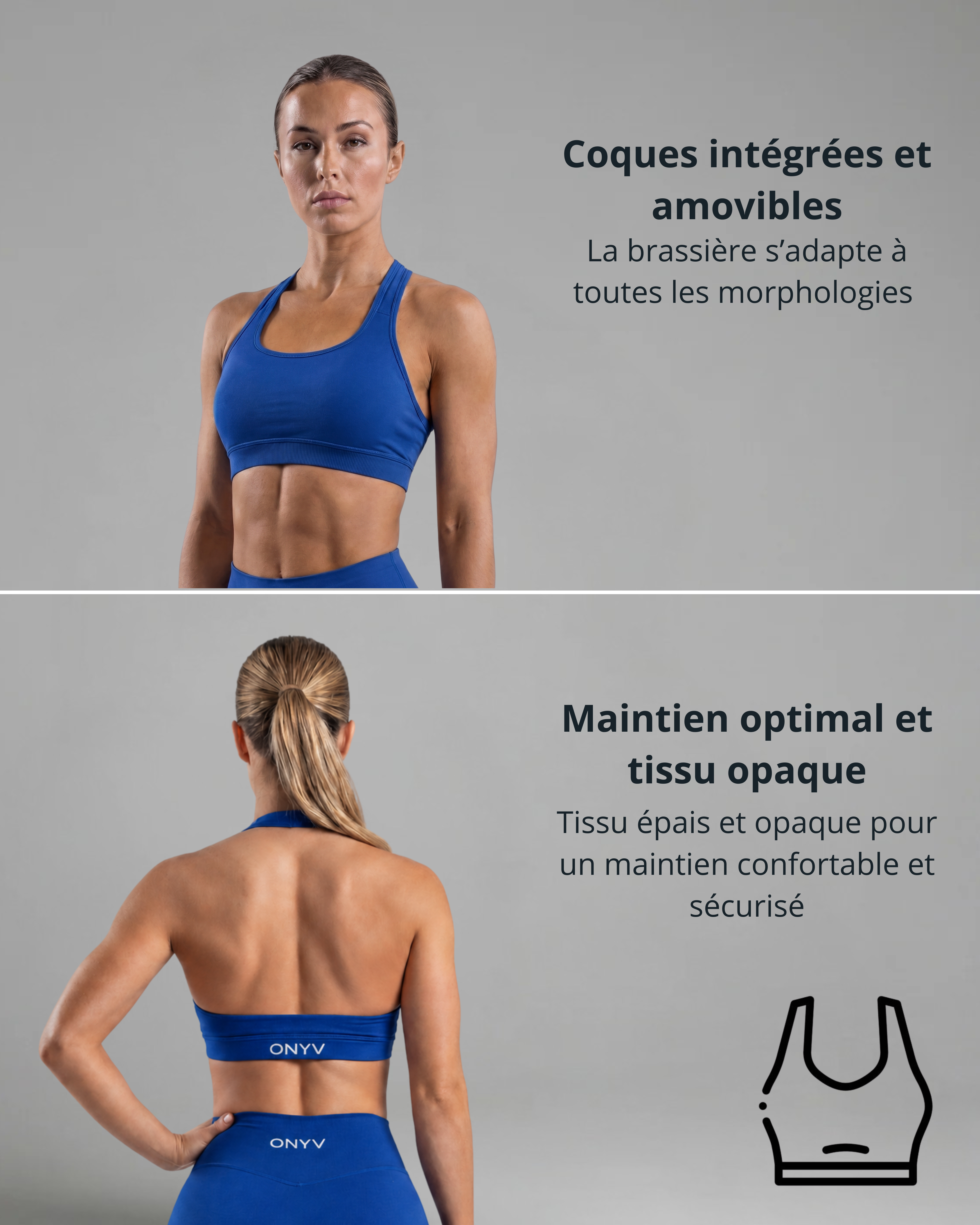 Brassière Essentials Bleue