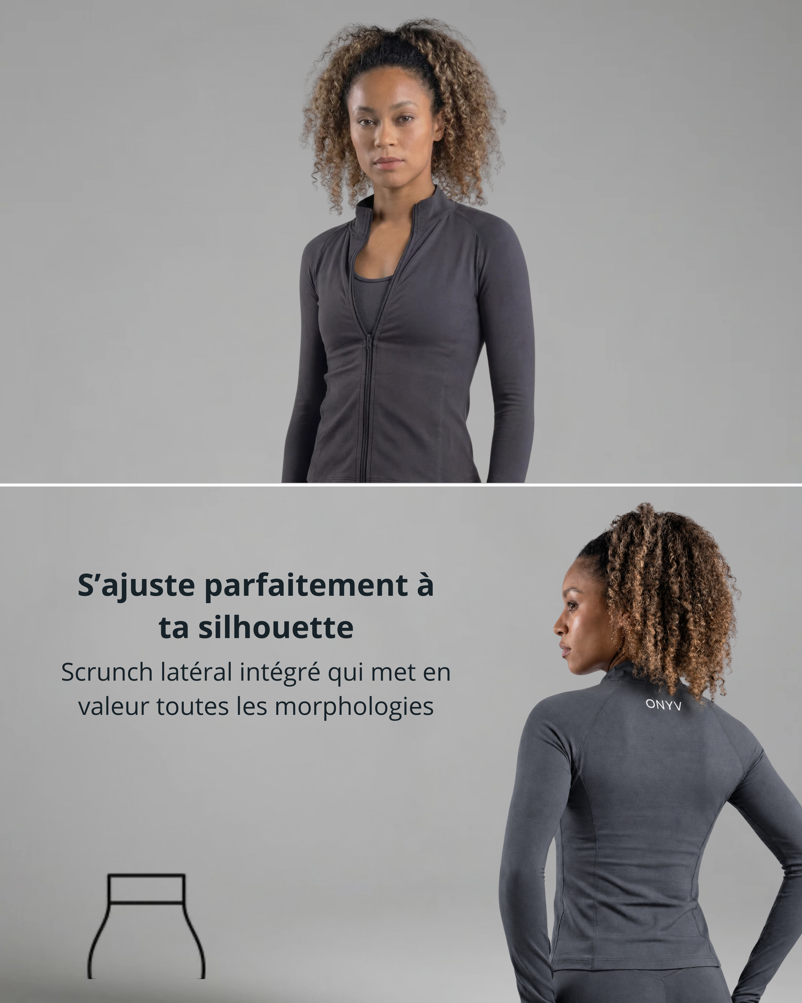 Veste Essentials Grise